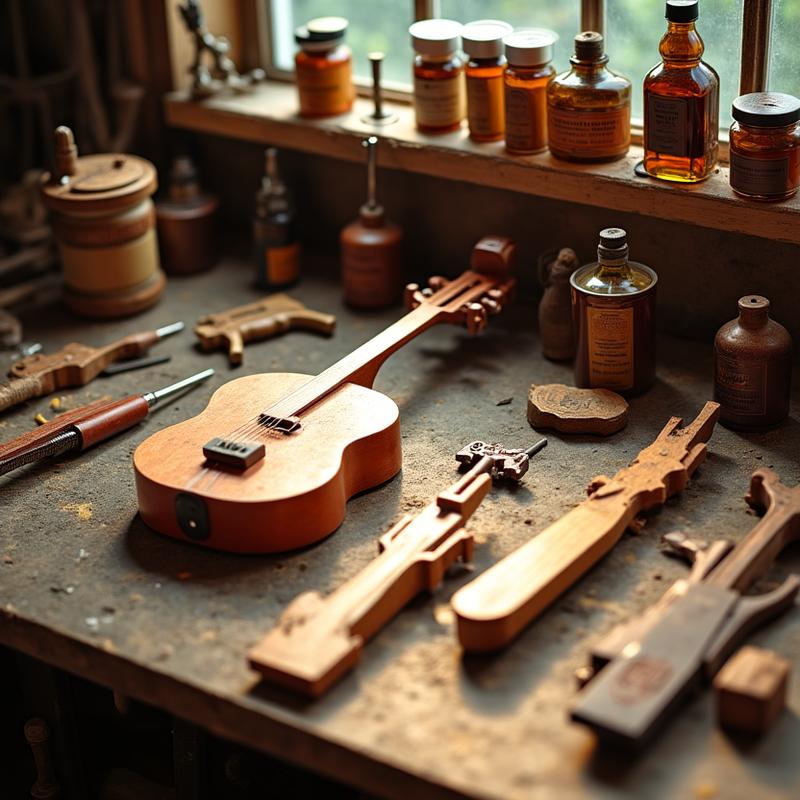 Restoration workshop interior